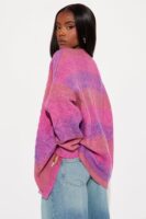 Pink V-Neck Cardigan