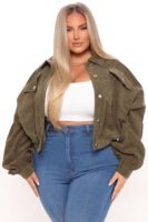Jacket in Olive 55% cotton