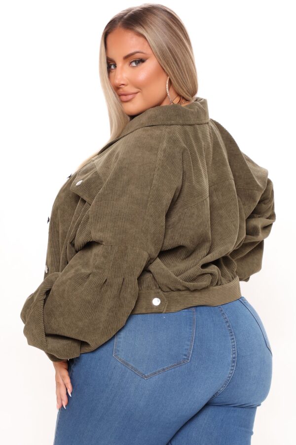 Jacket in Olive 55% cotton