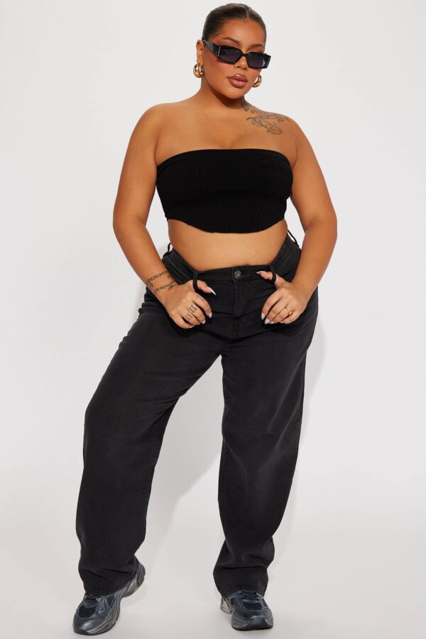 Pants in Black 98% cotton
