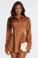 Ladies Kit Camel Dress
