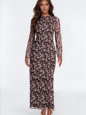 Maxi Dress in Brown