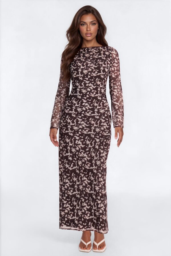Maxi Dress in Brown
