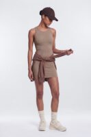 Dress in Taupe 79% cotton