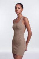 Dress in Taupe 79% cotton