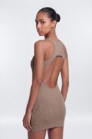 Dress in Taupe 79% cotton