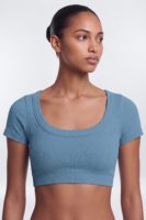Indigo Cropped Top