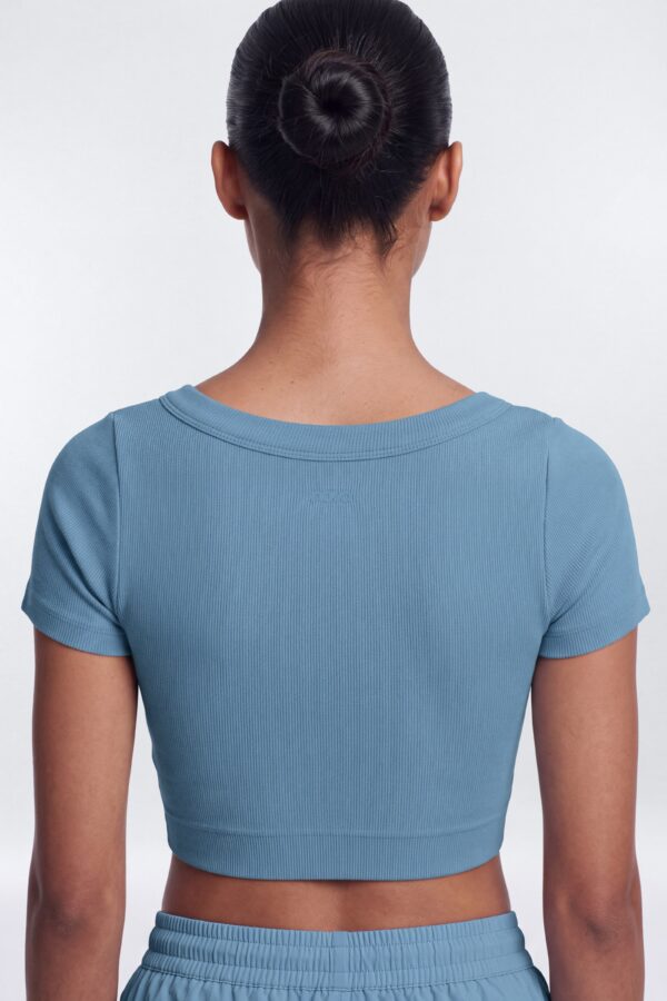 Indigo Cropped Top