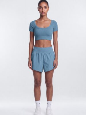 Indigo Cropped Top
