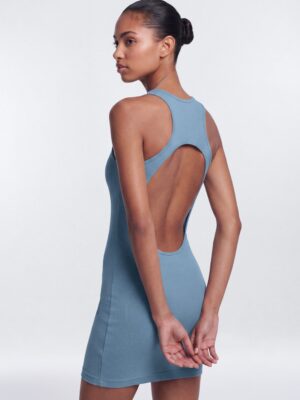 Dress in Indigo 79% cotton