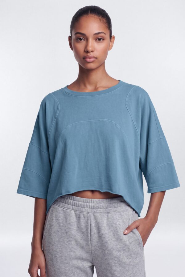 Oversized Top in Indigo