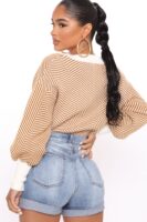Cardigan with a v-neck