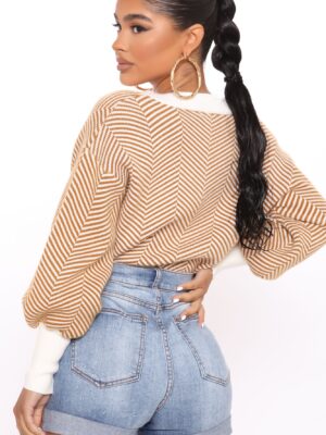 Cardigan with a v-neck