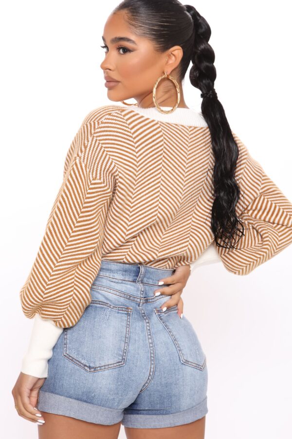 Cardigan with a v-neck