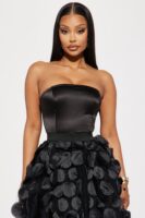 Black Dress with square neck