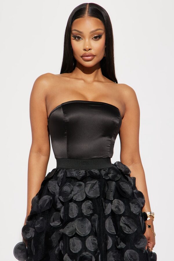 Black Dress with square neck