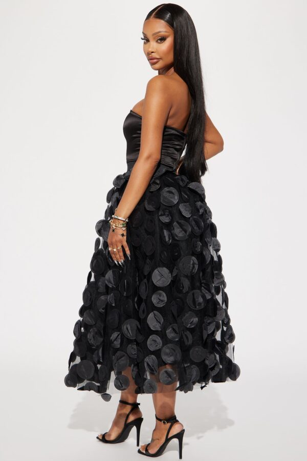 Black Dress with square neck