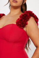 Red Dress with maxi