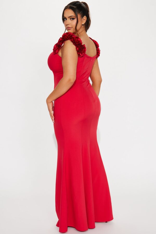 Red Dress with maxi