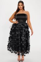 Black Dress with square neck