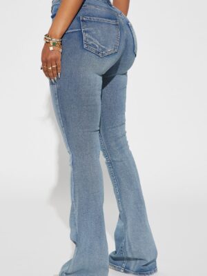 Gemma Sculpting Stretch Flare Jeans - Vintage Wash