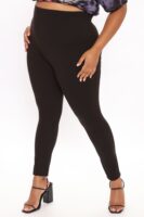 Leggings in Black 90% polyester
