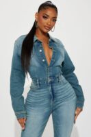 Jumpsuit in Denim 69% cotton