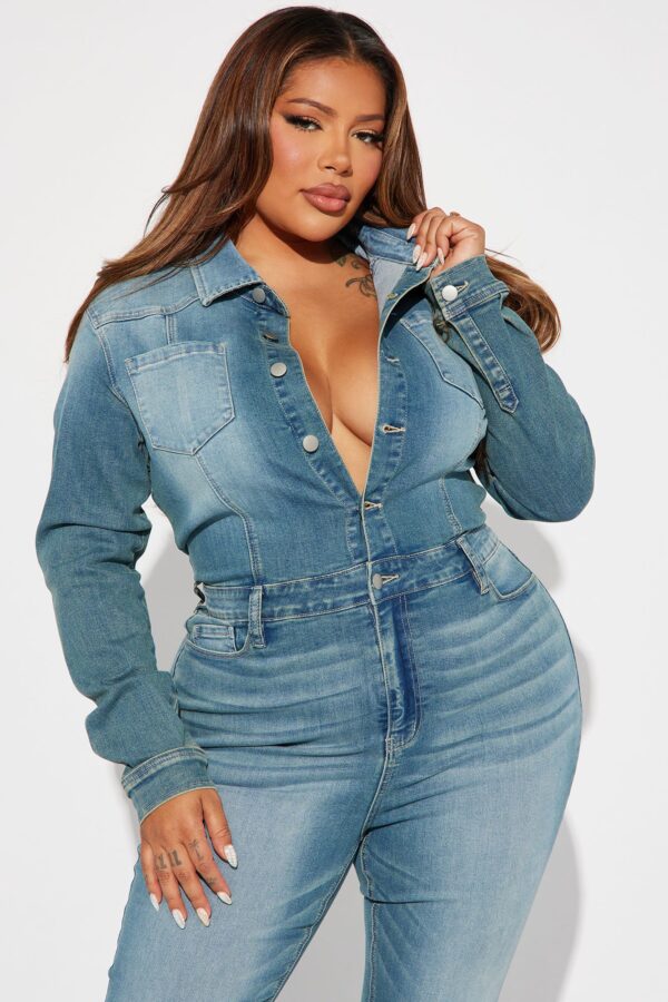 Jumpsuit in Denim 69% cotton
