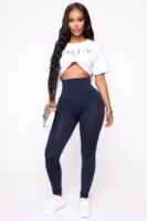 Leggings in Indigo 92% polyester