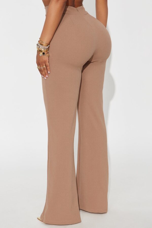Wide-Leg Dress in Taupe