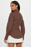 Shirt in Brown 100% cotton