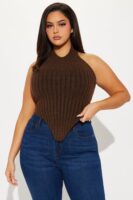 Sweater in Chocolate 74% acrylic