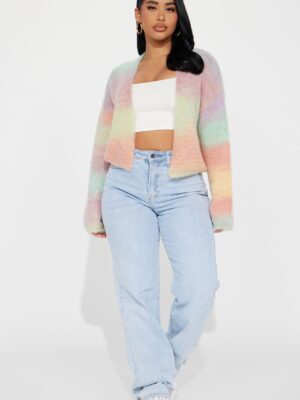 Cardigan with cropped