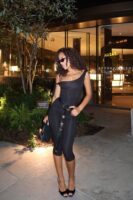 Jumpsuit with an one shoulder