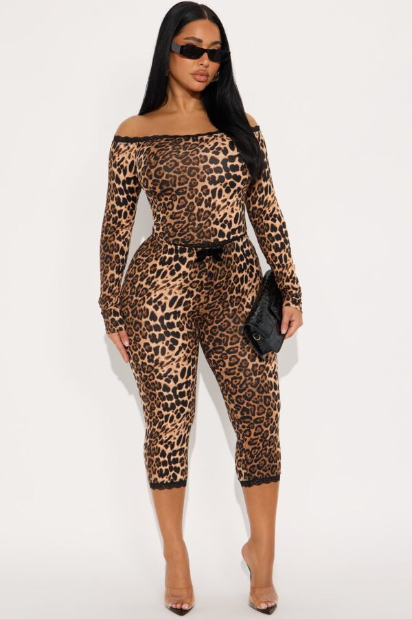 Ladies Kit Brown Leggings