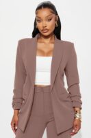 Blazer in 95% polyester