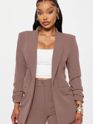 Blazer in 95% polyester