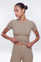 Ladies Kit Taupe Top