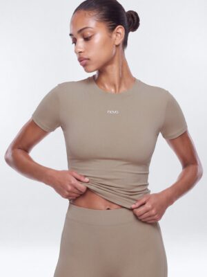 Ladies Kit Taupe Top