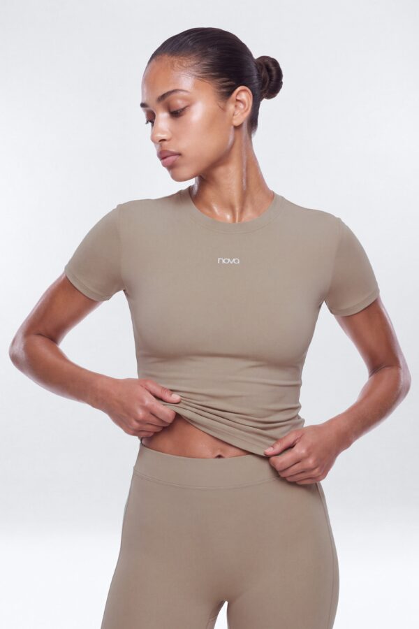 Ladies Kit Taupe Top