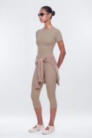 Ladies Kit Taupe Top