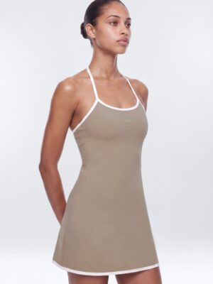 Ladies Kit Taupe Dress