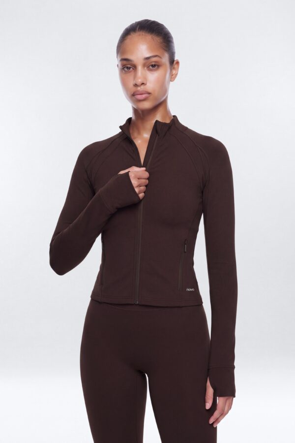Mock-Neck Jacket