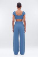 Wide-Leg Pants in Blue