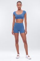 Top in Blue 67% nylon