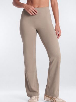 Wide-Leg Pants in Taupe