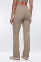 Wide-Leg Pants in Taupe