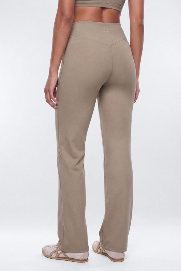 Wide-Leg Pants in Taupe