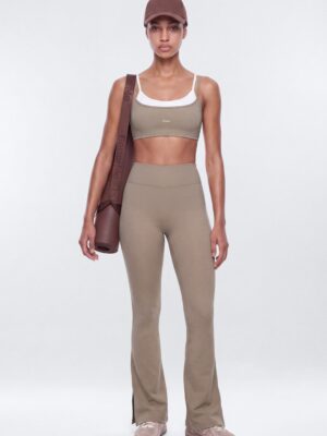 ProStretch™ 32″ Midrise Flare Legging - Taupe