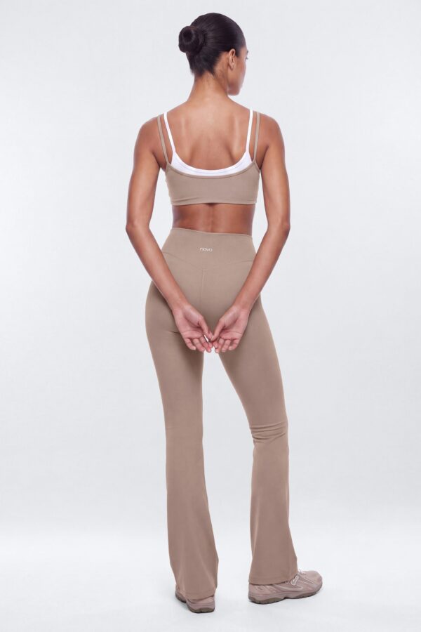 ProStretch™ 32″ Midrise Flare Legging - Taupe